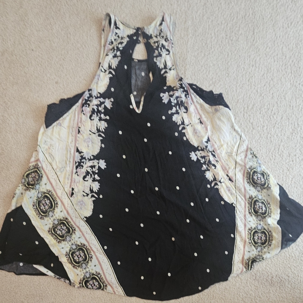 Free People Darjeeling Printed Slip Dress, a bohemian-style mini dress XS - Picture 11 of 13